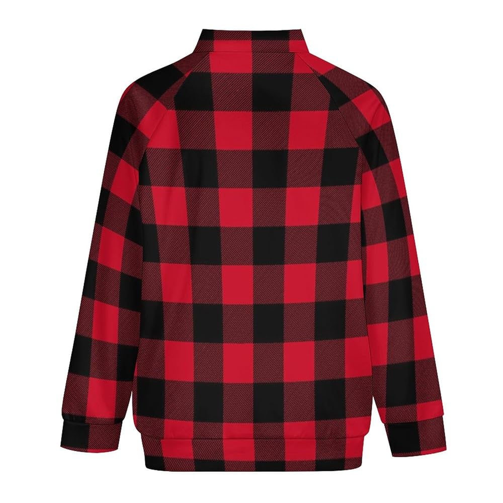 Amazon.com: Buewutiry Lightweight Jacket for Men - Red Black